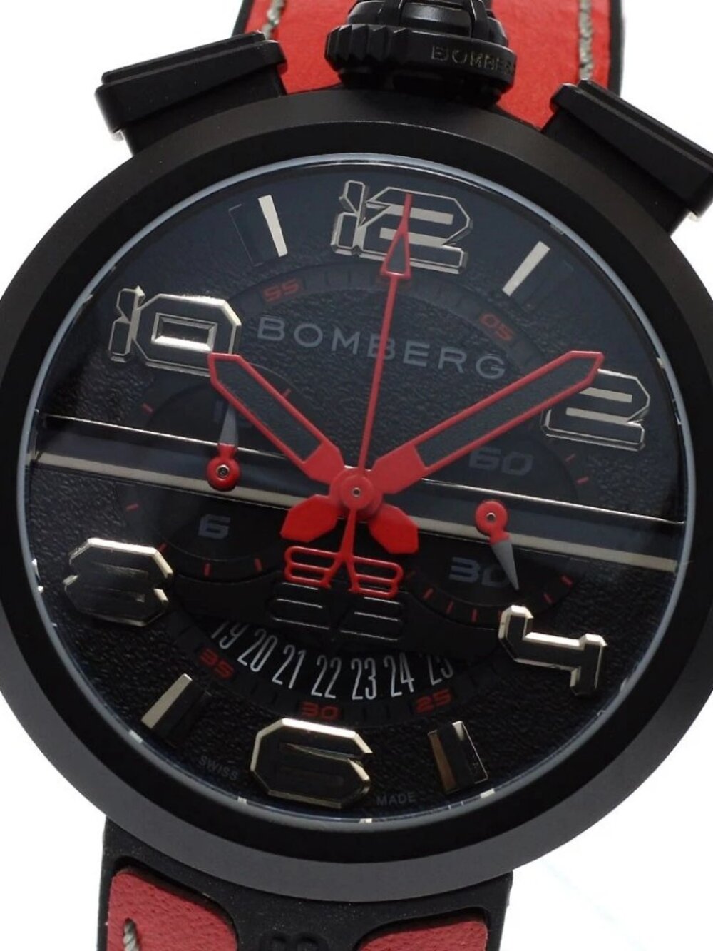 BOMBERG 1968 RS45CHPBA.22.3 Chronograph Date Black Dial Quartz Men's_881574